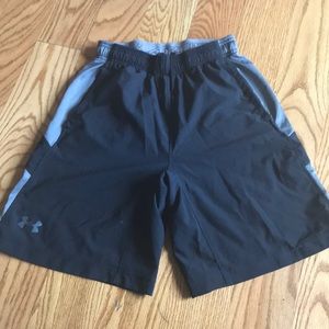 Men’s Under Armour black and grey athletic shorts